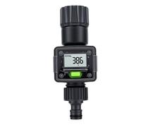 Zunate Débitmètre d'eau, Moniteur Numérique de Débit de Jardin avec Une Précision de ± 5%, Jauge de Débit d'eau pour Camping-Car, Débitmètre de Tuyau, Compteur 'Eau en Laiton pour Arroseur de