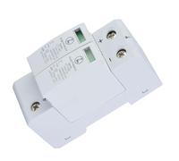 Zunate Dispositif de Protection Contre Les Surtensions 2P, Parafoudre Photovoltaïque DC 1000V, Protecteur Basse Tension 40KA avec Rail de Guidage 36MM (2P40KA)