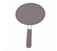 Zunate Écran Anti-éclaboussures pour Poêle à Frire, Protection contre les éclaboussures en Silicone avec Poignée, écran Anti- de Graisse, écrans Universels pour la Cuisson (Taille moyenne)