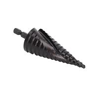 Zunate Foret étagé HSS 4-32 Mm 15 étapes |Alésoir de Pagode à Rainure en Spirale à Tige Hexagonale pour Métal Bois Plastique (15 marches (4-32 mm))