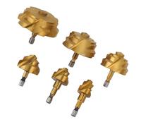 Zunate Foret pour Tuyau d'eau en Spirale PPR 6 Pièces |Alésoir à Expansion à Tige Hexagonale de 20 à 63mm, 1/4 Pouces, Embouts de Levage pour la Plomberie