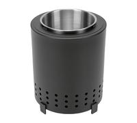 Zunate Foyer de Table Extérieur Faible Fumée | Mini bol de brûleur, bouches d\'aération inférieures, à granulés de bois, utilisation sur terrasse de camping, poêle de