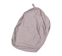 Zunate Grande Housse de Pouf en Velours côtelé Doux, Housse de Rechange Lavable pour Enfants et Adultes, Salon, Dortoir, Salle de Jeux (Gris Clair)