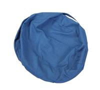 Zunate Housse de Chaise Ronde pour Pouf de Rangement pour Animaux en Peluche, Housse d'organisateur de Jouets en Peluche Polyvalente, de Repose-Pieds pour Salle de Jeux de Chambre à Coucher (Blue)