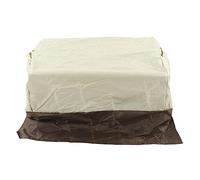 Zunate Housse de Gril Extérieur 81x66x61cm étanche |Tissu Oxford Robuste, Résistant à la Pluie, à la Poussière, à la Neige, au Soleil, Universel pour Fumeur de Charbon de Bois, café Beige (Beige