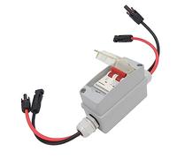 Zunate Interrupteur de Déconnexion MCB 32 A 500 V CC |Boîte de Disjoncteur Solaire Photovoltaïque étanche IP65 pour la Protection contre la Foudre contre les Surtensions (Avec câble et connecteur PV)