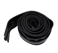 Zunate Joint de Bas de Porte de Garage en Caoutchouc 100mm 5M Universal Fit | Bande météo pour portes à fente en T, blocage de la poussière, réduction du bruit, température extrême