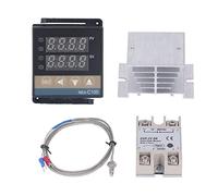 Zunate Kit de Contrôleur de Température PID avec Sonde K 0-400°C (25A) | Thermostat régulateur pour brassage, éclosion d\'œufs de reptiles, couveuse, fermentation, four