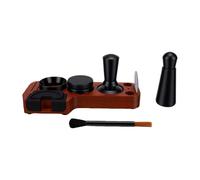 Zunate Kit de Pilon à café de 51 Mm avec Agitateur, Station de Bourrage, Entonnoir de Dosage, Brosse à Tamis, Pilon à Ressort, Pression Uniforme de 30 Lb, Accessoires Professionnels pour Expresso