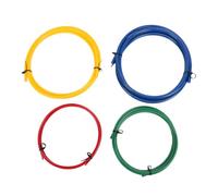 Zunate Kit de Ressorts de Cintrage de Tubes en Cuivre, 4 Pièces, avec Bandes Codées par Couleur, pour Réparation de Cintreuse de Tuyaux de Réfrigérateur AC 1/4 3/8 1/2 5/8 Pouces, Cvc