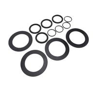 Zunate Kit de Rondelle de Valve de Piston de Piscine et Joint Torique, 12 Pièces de Remplacement de Joint de Rondelles de Tuyau de Piscine en Caoutchouc Compatible avec le de Valve de Piston de
