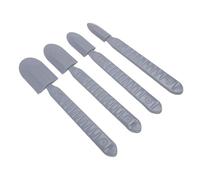 Zunate Kit d'outils de Finition de Calfeutrage en Silicone 4 Pièces | Spatule à Mastic Réutilisable, épandeur pour Carrelage, Brique, Cuisine, Salle de Bains