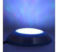 Zunate Lumière de Piscine Murale AC12V RVB |Lampe LED sous-Marine IP68 15W, Verre trempé en Acier Inoxydable pour Décoration de Fontaine de Piscine avec Télécommande (RGB)