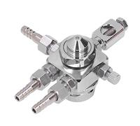 Zunate Mini Pistolet Pulvérisateur en Acier Inoxydable avec Buse de 2 Mm |Modèle de Ventilateur Réglable 0,3 MPa pour Ligne Agricole (0,5 mm/0,02 Pouces)