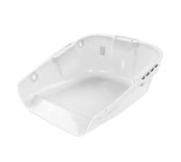 Zunate Pelle à Poussière en Plastique Résistante à l'usure |Poêle à Poussière Robuste de Grande capacité avec Double Poignée pour Une Utilisation Agricole (White)