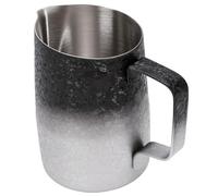 Zunate Pichet à café en Acier Inoxydable 450 Ml avec Bec Verseur, Tasse à Mousse de Lait Polyvalente pour Barista Latte Art, Pichet à Vapeur en Acier Inoxydable 304 Antirouille pour une Cuisson