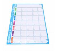 Zunate Planificateur Mensuel Magnétique, Bloc de Calendrier Effaçable à Sec avec 3 Marqueurs de Couleur et Gomme, Liste de Choses à Faire pour le Réfrigérateur, Tableau Blanc pour Réfrigérateur, (4