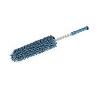 Zunate Plumeau de Nettoyage Amovible Réglable |Plumeau à Main en Chenille Lavable à Longue Portée, pour Chambre à Coucher, Bureau, Usage Domestique (Bleu Marine)
