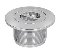 Zunate Port d'aspiration de Drain Principal de Piscine en Acier Inoxydable |Sortie d'entrée 'Eau Filetée de 2 Pouces pour Source Chaude de Spa, Remplacement Antirouille