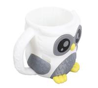 Zunate Porte-gobelet de Crème Glacée imprimé en 3D avec Fentes pour Deux | Matériau PLA réutilisable, conception en forme de hibou, protection chaude des mains, manchon de tasse de taille standard,