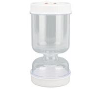 Zunate Récipient de Cornichon en Sablier d'olive 25oz |Pot à Rabat étanche pour Séparation Sèche et Humide de Cornichon Jalapeno