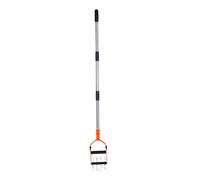 Zunate Rotoculteur Outil de Jardin avec Manche en Acier Réglable | Brise-sol résistant, longue portée ergonomique, arbre amovible, désherbeur de parterre de fleurs, poignée facile à saisir