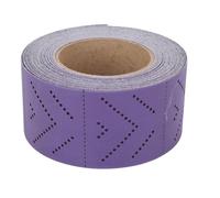 Zunate Rouleau de Ponçage Abrasif Céramique de 12 M de Long et 70 Mm de | 56 segments perforés, option 28 segments, film indéchirable, résistant à la chaleur