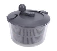 Zunate Saladier Manuel à Essorer, Grande capacité, Lave-légumes | Poignée facile à tirer, panier pliable, rangement compact, portions familiales, matériaux durables.