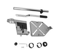 Zunate Support de Perceuse de Précision pour Réparation d'établi |Colonne en Acier au Carbone, Pince de Base en Aluminium, Collier 43mm 38mm, Profondeur de Perçage 60mm Universelle
