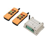 Zunate Télécommande sans Fil, 433MHz 6CH 6 Touches LED Interrupteur Relais émetteur Récepteur Kit, pour éclairage, équipement de Levage, Contrôle de la Maison Intelligente, DC12V
