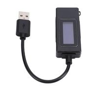 Zunate Testeur USB Multimètre Numérique Compteur de Puissance pour (BLACK)