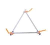 Zunate Trépied pour Outil de Mesure Mobile, Support de Jambe, Conception Triangulaire Stable pour Station Totale, Alliage D'aluminium