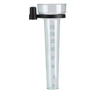 Zunate Tube de Pluviomètre en Plastique 35 Mm |Outil Précis de Mesure de l'eau de Cour Extérieure avec échelle Facile à Lire pour Montage sur Poteau