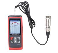Zunate Vibromètre LCD Couleur |Analyseur Numérique pour Vitesse d'accélération, Distance, Fréquence, Température avec Accéléromètre Piézoélectrique et Sonde Magnétique pour Moteurs