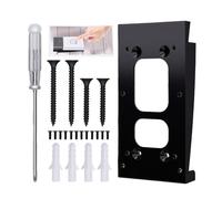 Zunate Vidéophone Support de Montage sur Bardage ABS Antivol Mur (BYBB | Ajustement de l\'angle, inégale, vis de verrouillage de sécurité, boîtier entièrement enveloppé, kit d\'installation facile.