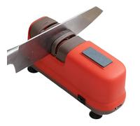 Zunetsutock Affûteur électrique de cutter,Affûteur de ciseaux 4 étapes - Avec base ventouse, recharge USB, affûteur cutter cuisine,Pour scie, rasoir rotatif, seniors, jardin