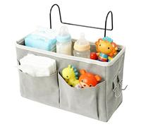 Zunetsutock Sac de Rangement de Chevet - Organisateur Suspendu Pratique et Solide pour Accessoires Bébé et Objets du Quotidien, Poches de Lit pour Biberon Jouet Téléphone | Pour Dortoir Chambre Maison