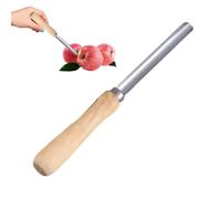 Zunishaone Ustensile à Évider les Fruits,Manche en bois multifonction | Dénoyauteur à fruits en métal | Barbecue Fête Camping