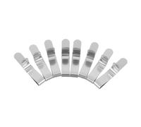 ZUNOXAZ Accessoires de Pâtisserie pour Cercles à Gâteau Mousse Extensibles Pinces en Acier Inoxydable 8pcs Fixation Solide et Maintien de Forme pour Professionnels et Amateurs