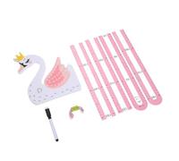 ZUNOXAZ Autocollant Mural De Hauteur 3d Motif Animal Garçon Et Filles, Décor Chambre Imperméable, Coloré, Plastique Pvc, Suivi Croissance Bébé, Ensemble Stickers Décoratifs