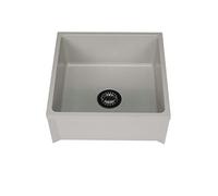 Zurn Z1996-24 Bassin de service pour balai à franges Longueur 61 cm Largeur 61 cm Hauteur 10 cm