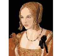 Zuty - Peinture au diamant - PORTRAIT D'UNE JEUNE FEMME VÉNITIENNE (ALBRECHT DÜRER), 40 x 50 cm, toile tendue sur châssis