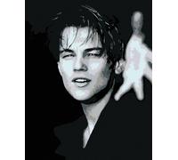 Zuty - Peinture diamant - LEONARDO DICAPRIO, 40x50 cm, toile tendue sur châssis