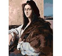 Zuty - Peinture par numéros - PORTRAIT D'UN JEUNE HOMME (RAPHAËL), 40 x 50 cm, toile tendue sur châssis