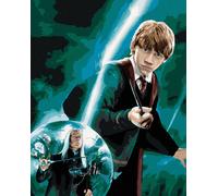 Zuty - Peinture par numéros - POSTER HARRY POTTER ET L'ORDRE DU PHÉNIX - RON, 40 x 50 cm, toile tendue sur châssis
