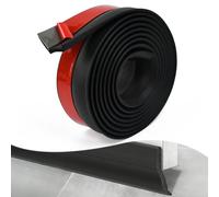 Zuxbolf Joint de Porte de Garage 3m, Joint de Bas de Porte de Garage Sectionnelle Bande d'étanchéité de Seuil de Porte de Garage avec Clous pour Bloquer le Vent, la Pluie, la Neige et la Poussière