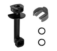 Zuxbolf Tuyau Sortie Coudé Nettoyeur Haute Pression Compatible Kärche K2 K3 | Raccord Coudé Robuste, Collier de Serrage et Clip C Inclus, Remplacement Facile, Compatible avec Kärcher