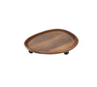 ZUXWUX Porte-clés en bois de noyer | Bords d'angle arrondis, surface polie lisse, utilisation dans l'entrée/commode/vanité.