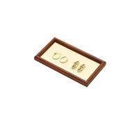 ZUXWUX Présentoir organisateur de plateau à bijoux en bois | Utilisation d'affichage polyvalente, utilisation sur commode/table de nuit/entrée