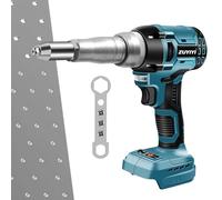 ZUYIYI Pistolet à riveter électrique sans fil pour batterie Makita 18 V | Kit de riveteuse automatique sans balais, rivetage rapide en 3 secondes, extraction automatique de mandrin, pour 0,2 cm